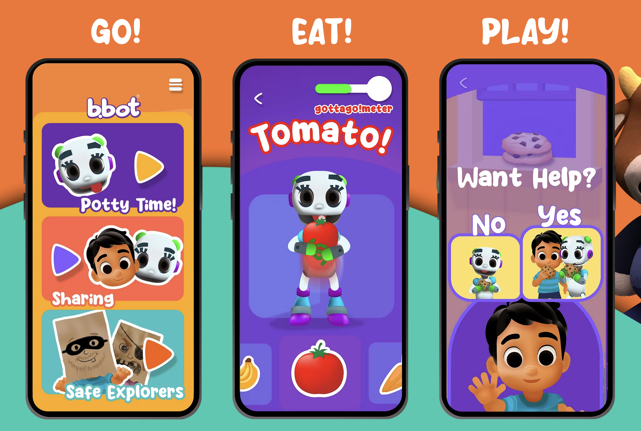 b.bot Mobile App: Making Potty Training Fun!